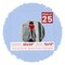Fountain Blue Mat Board for 20x20 Frames - Circle Opening for 12x12 Photos